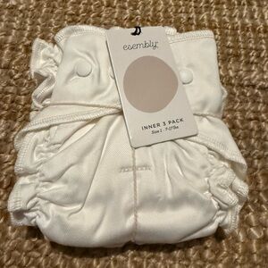 Esembly Cloth Diaper Inner 3 Pack size 1 7-17 lbs